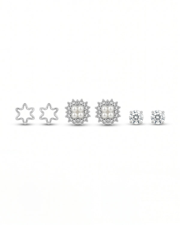 Shimmering Star Studs Combo Set