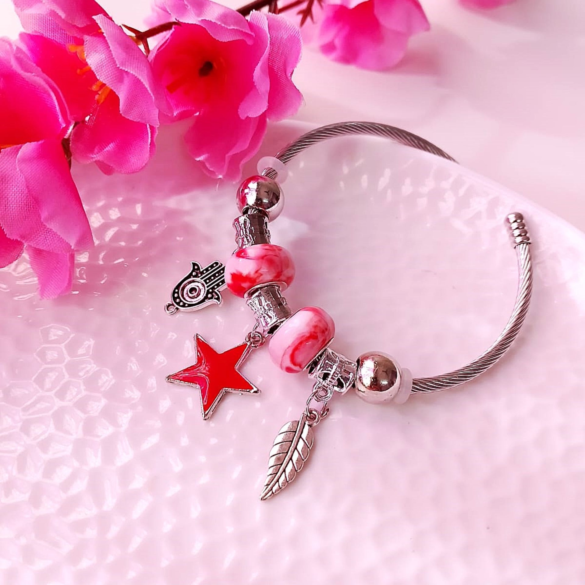 Scarlet Star Charm Bracelet