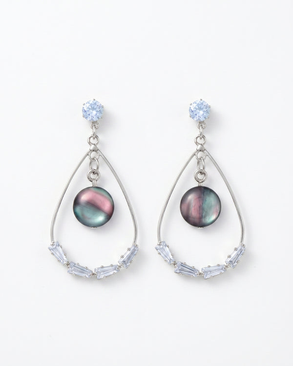 Monalisa Sparkling Oval Earrings