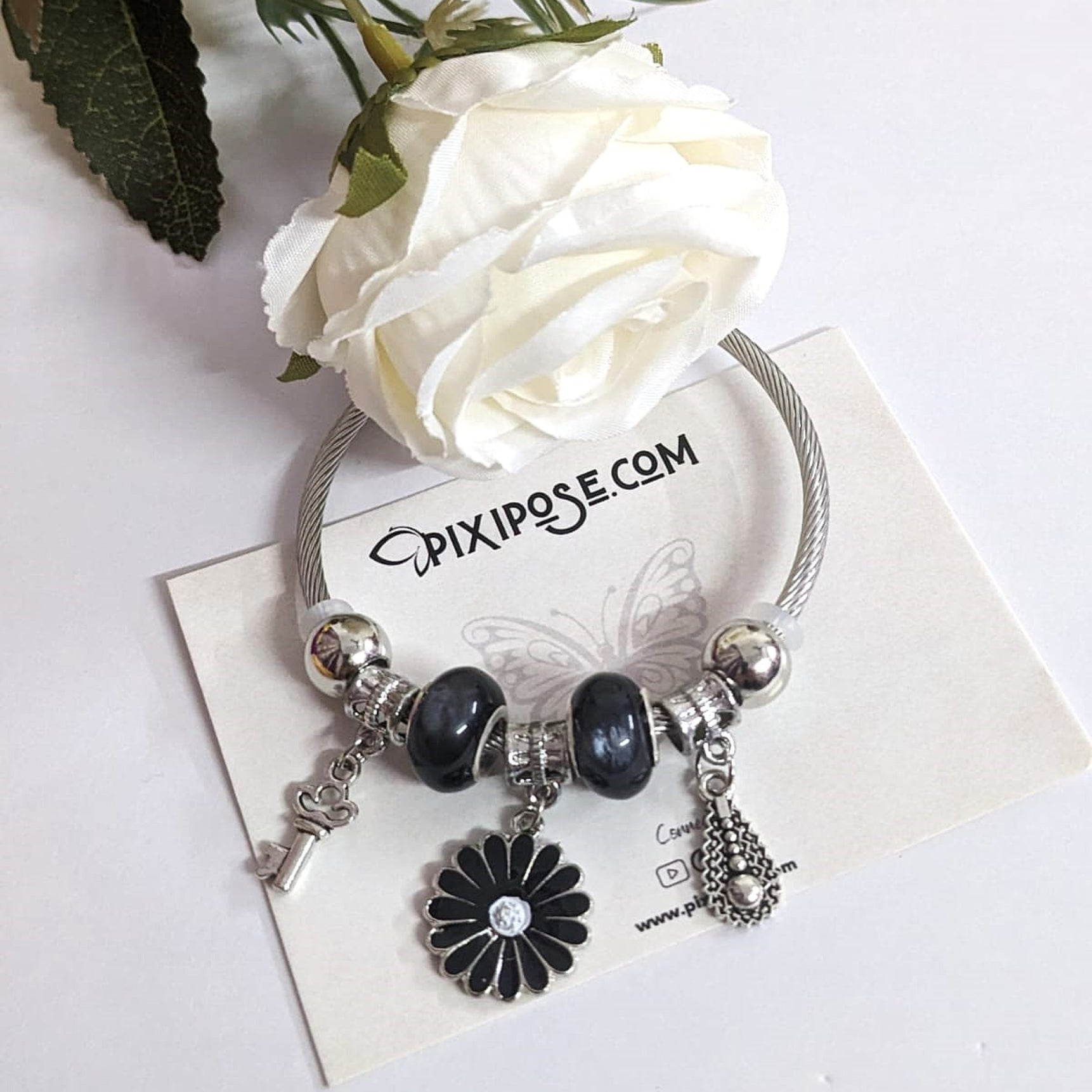 Midnight Blossom Bracelet