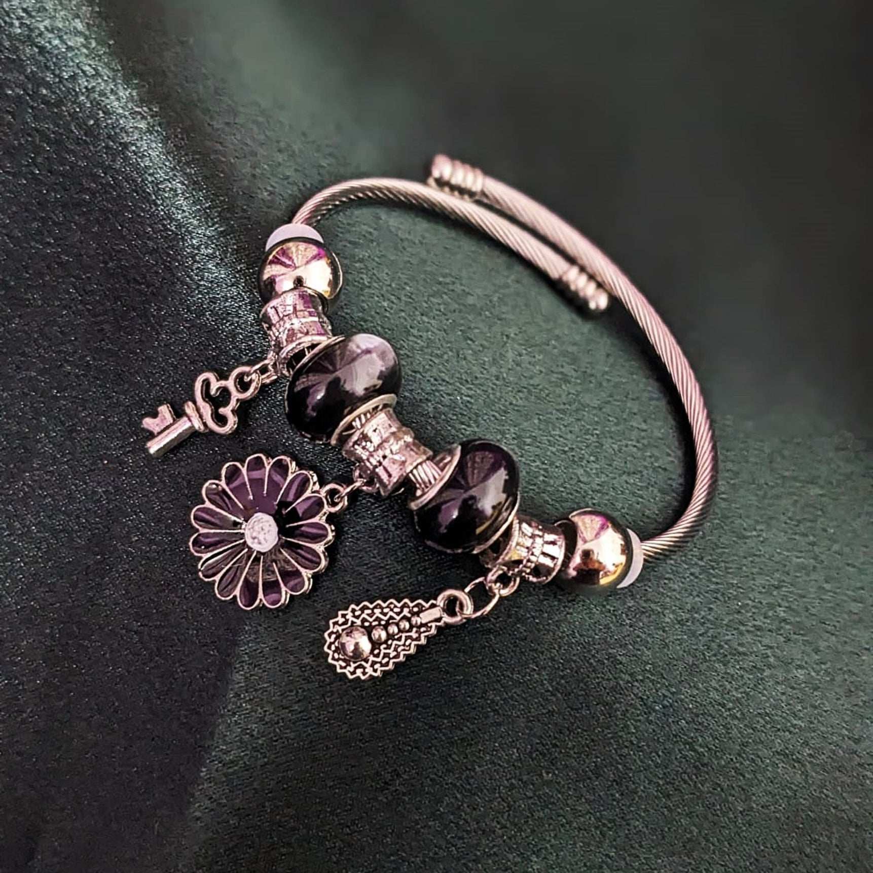 Midnight Blossom Bracelet