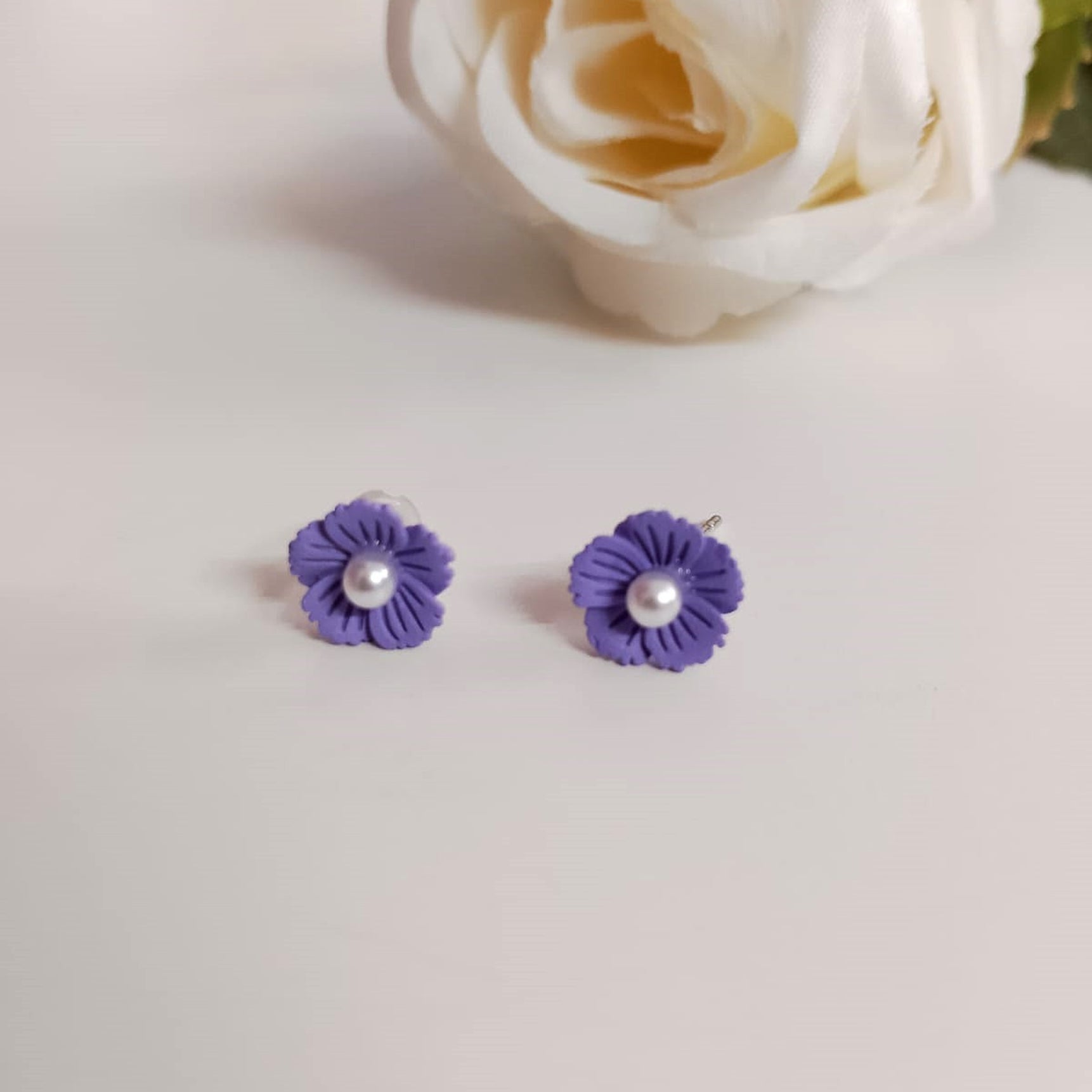 Rainbow Blossom Studs Combo Set