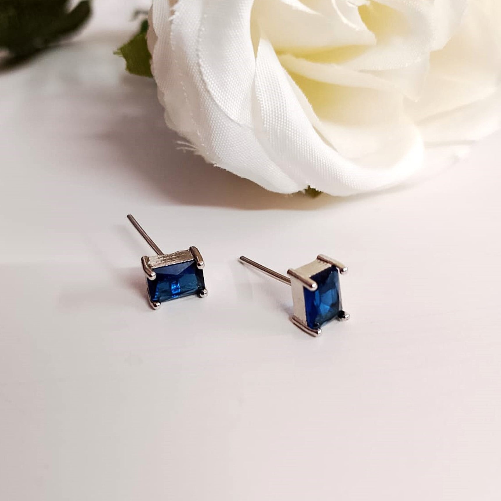 Sapphire Glow AD Studs
