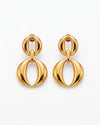Eternal Elegance Golden Eight Earrings