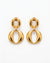 Eternal Elegance Golden Eight Earrings