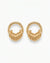 Golden Layer Circle Earrings