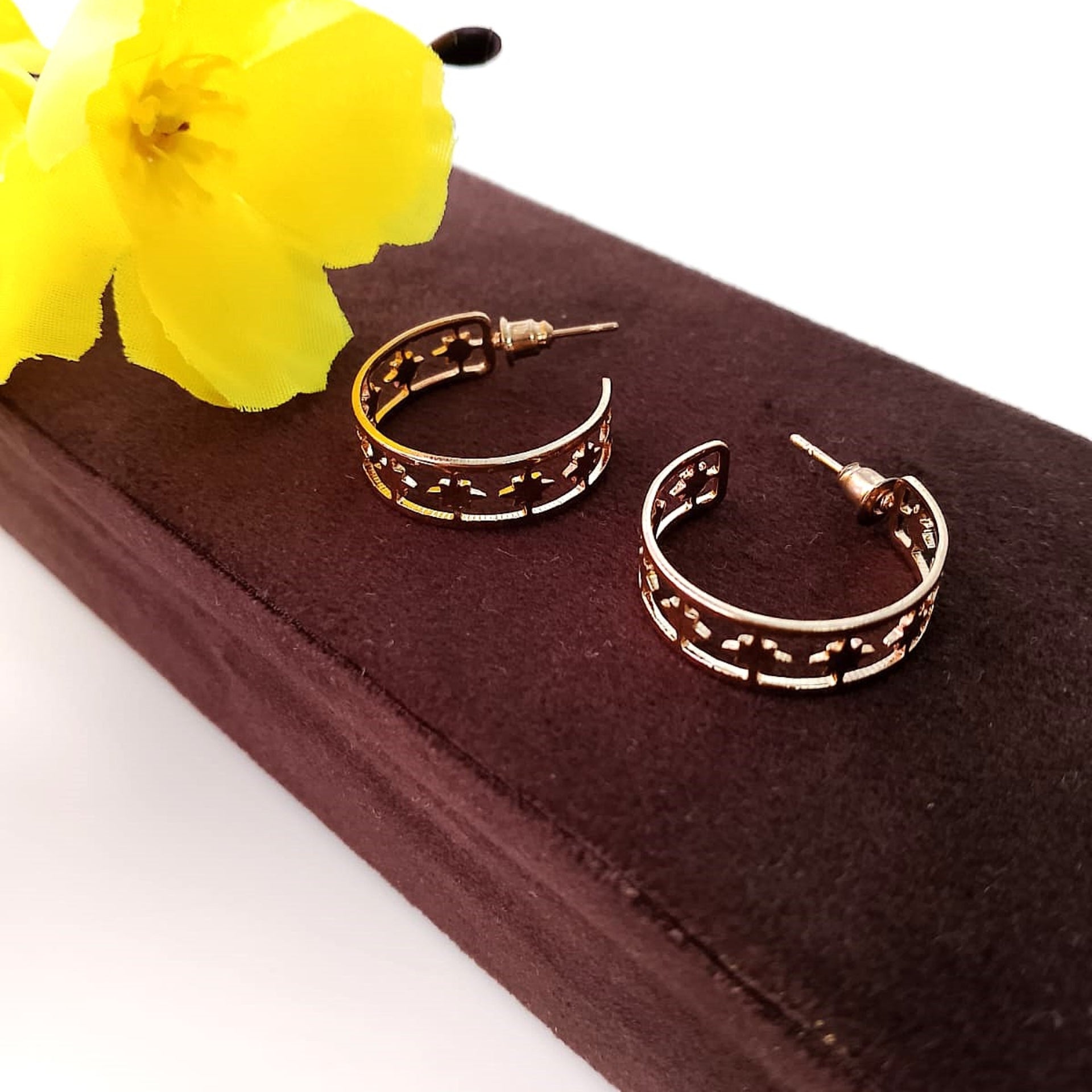 Celestial Glow Star Hoops