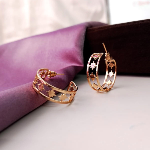 Celestial Glow Star Hoops