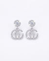 Luxury Crystal CC Earrings