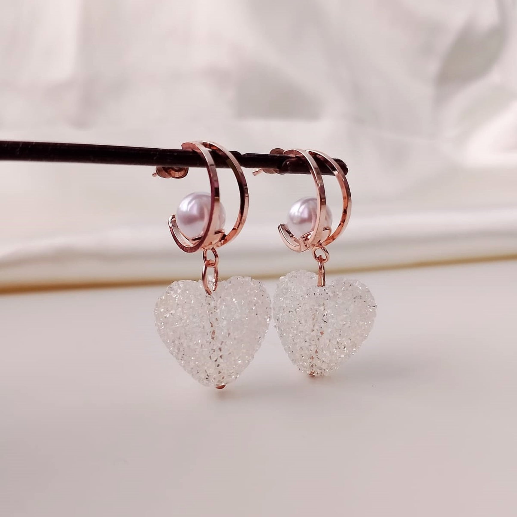 Sugar Love Rose Gold Earrings
