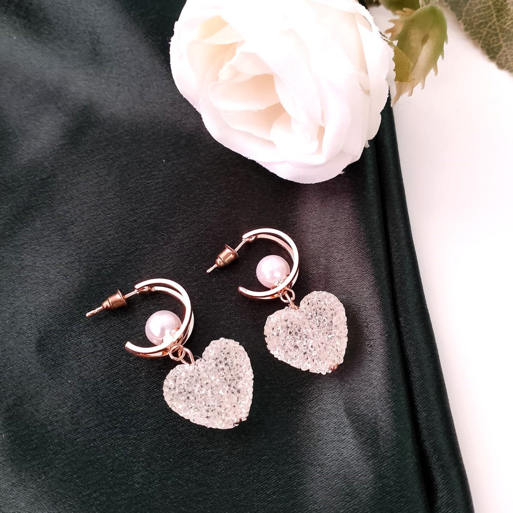 Sugar Love Rose Gold Earrings