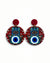 Evil Eye Ear Drops Earrings
