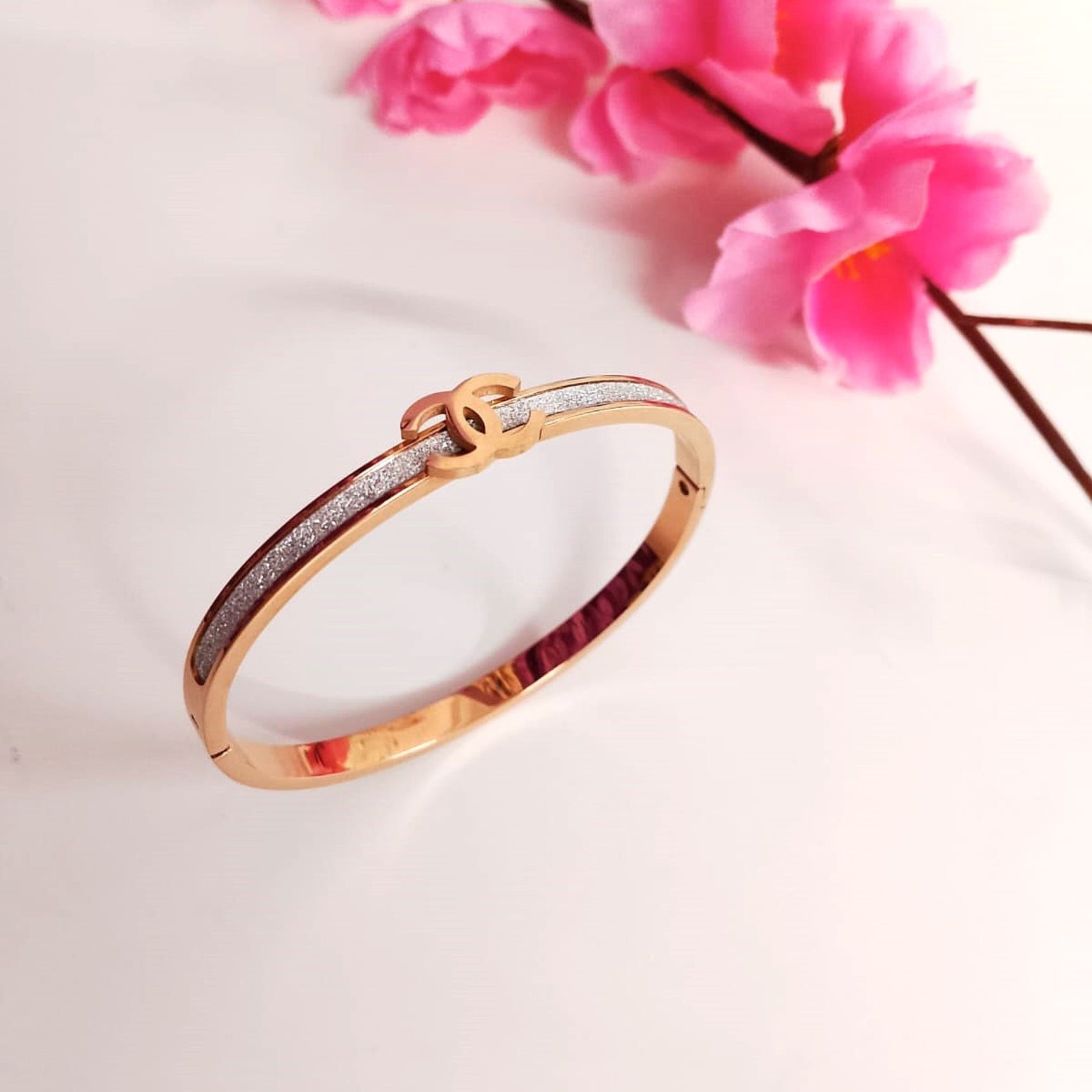 Rosegold CC Bracelet