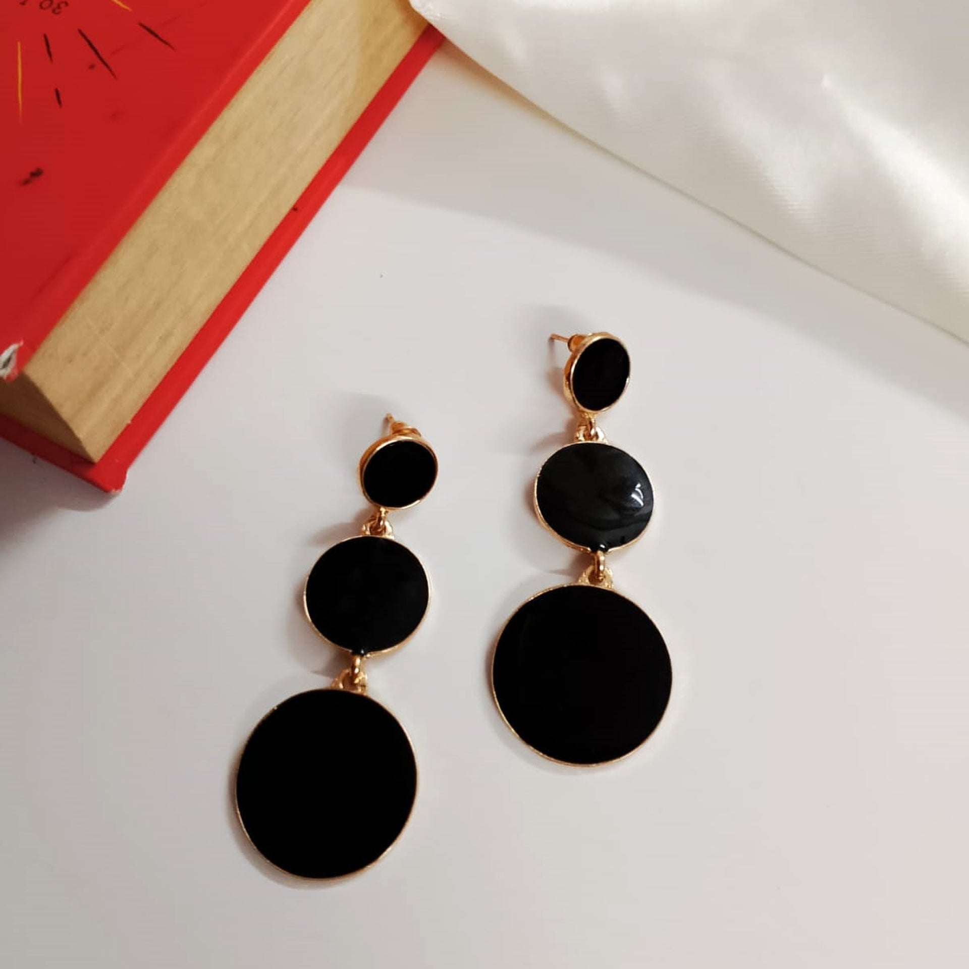 Black Drops Earrings