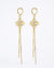Floral Chain Drop Earrings