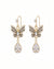 Sparkling Crystal Butterfly Earrings