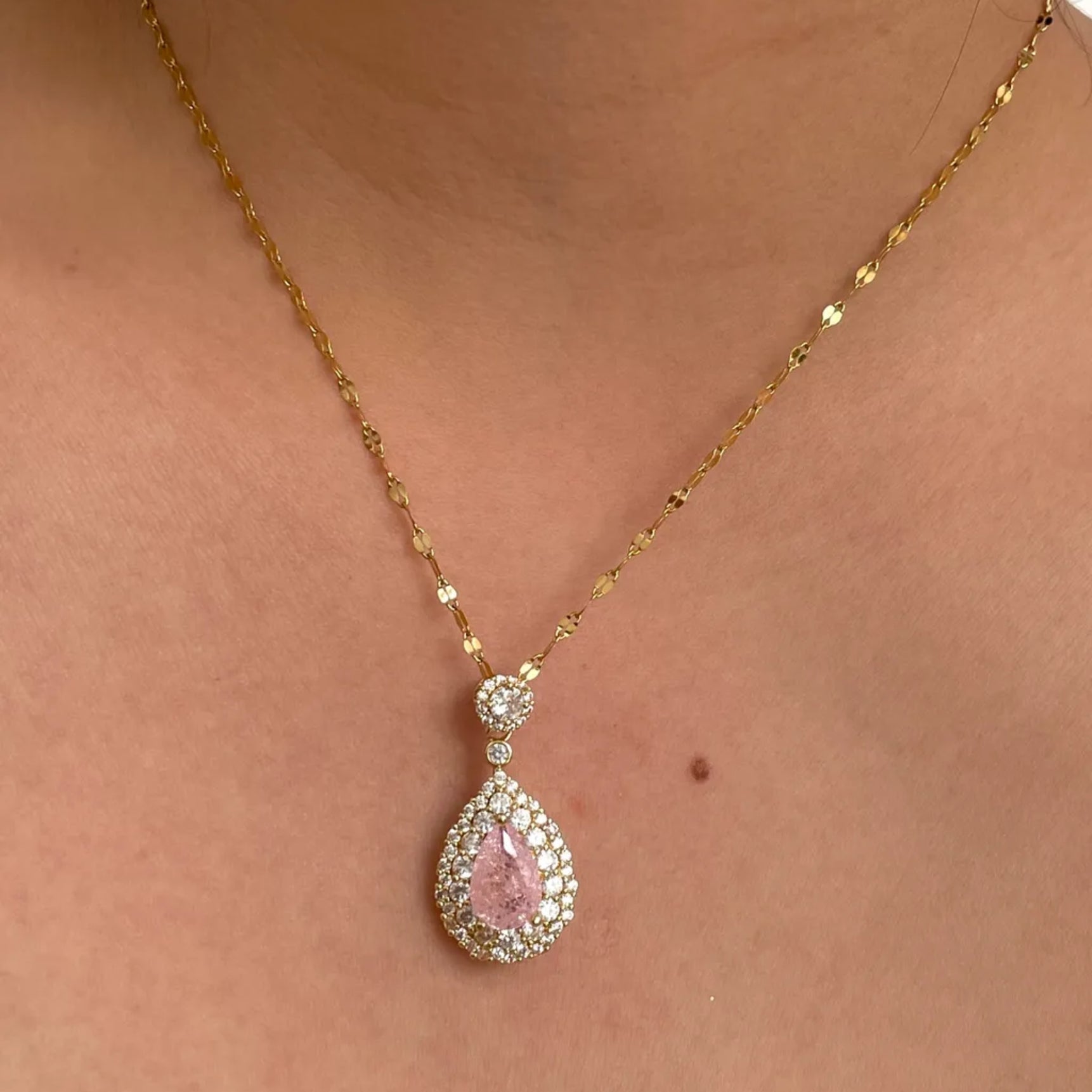 Pink Charm Elegant Necklace