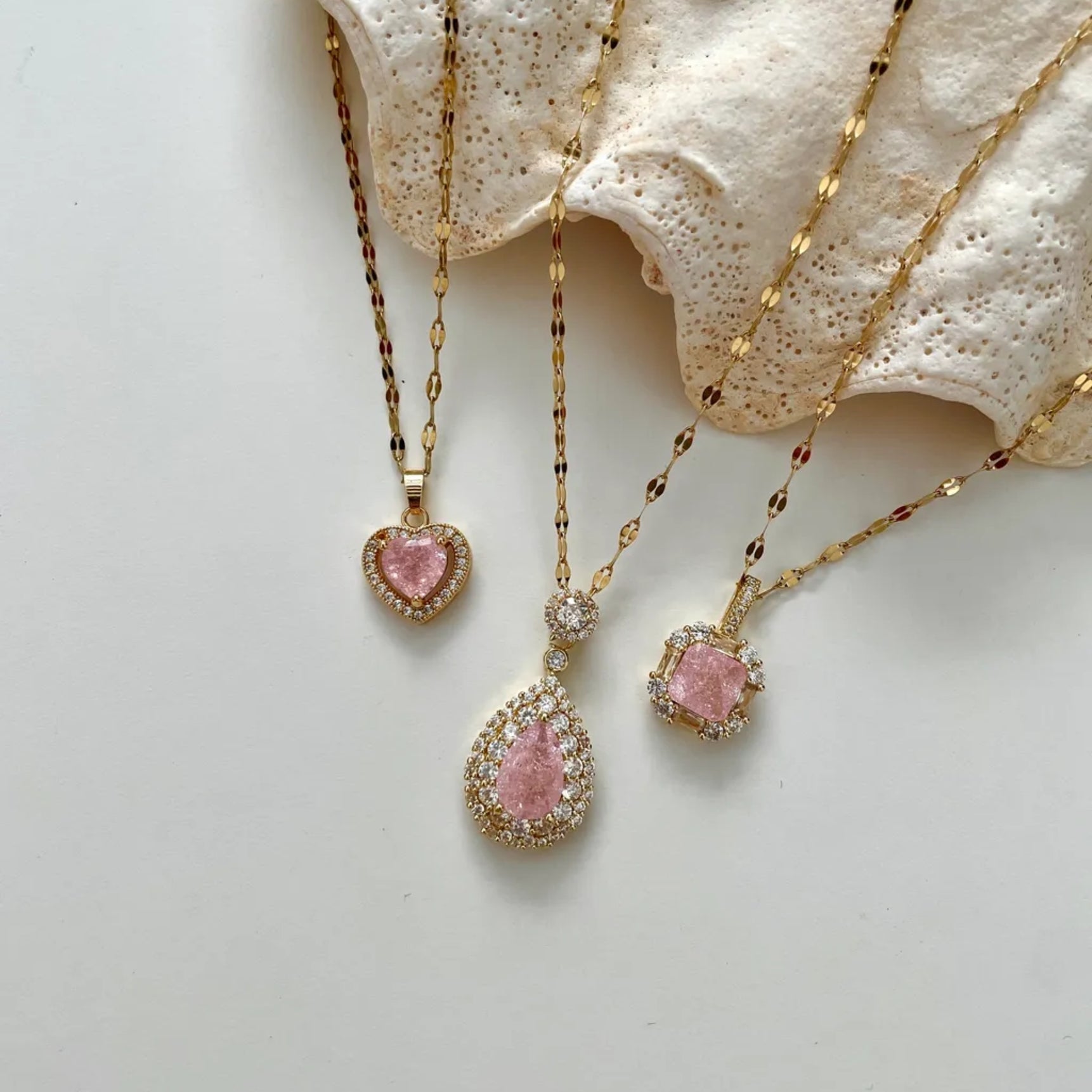 Pink Charm Elegant Necklace