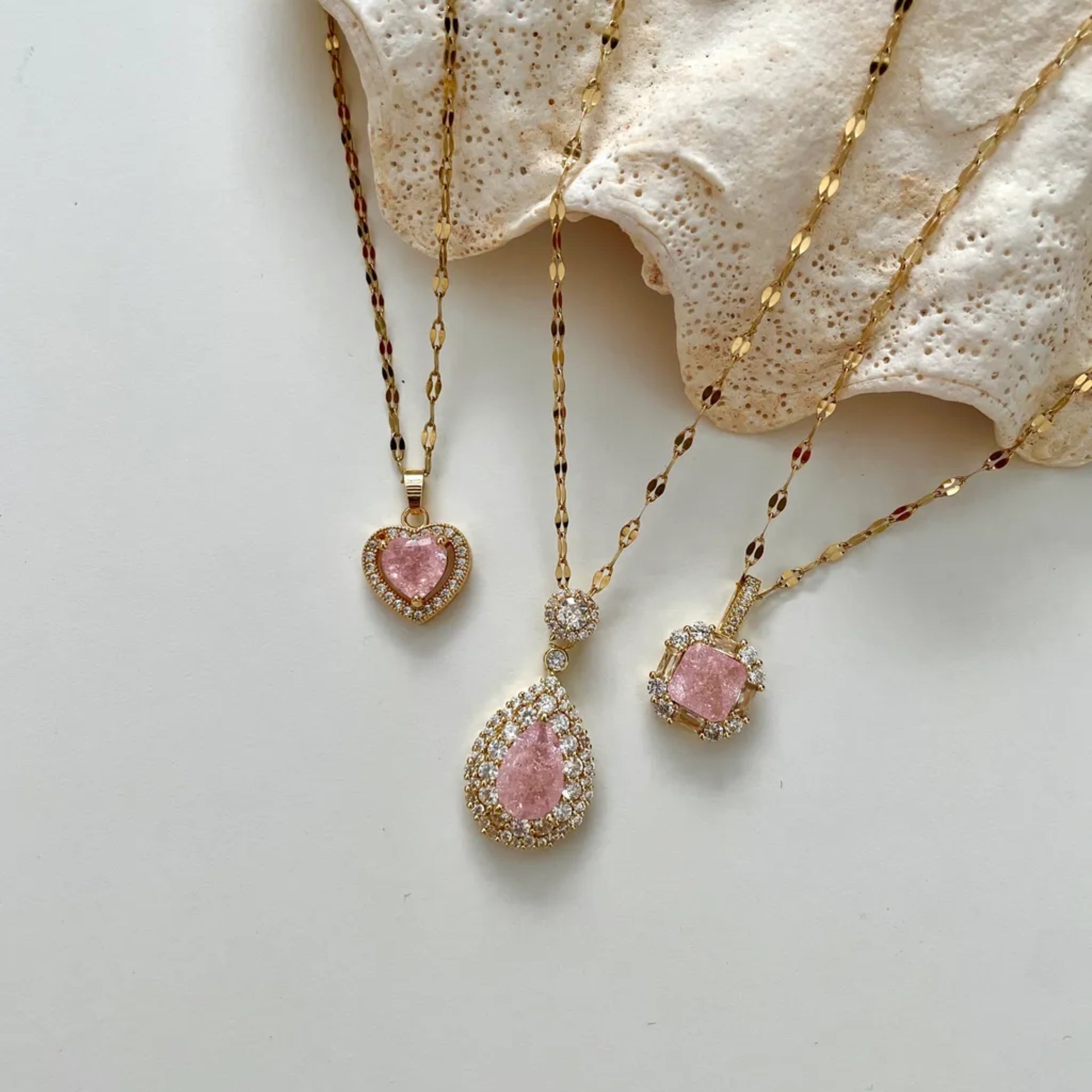 Pink Charm Elegant Necklace
