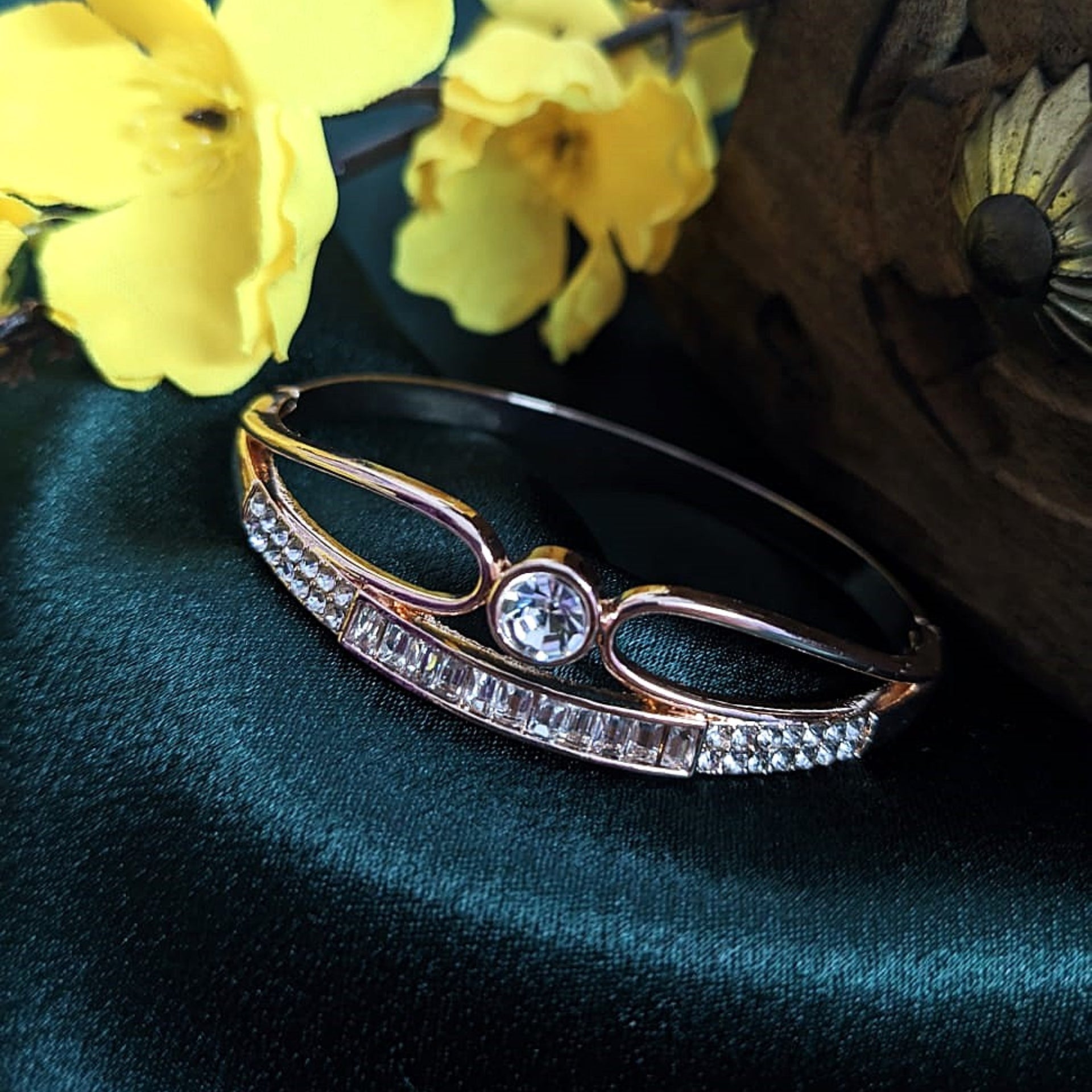 Double Layer Diamond Bracelet