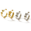 Gold Plated Star Shape High-End Earrings