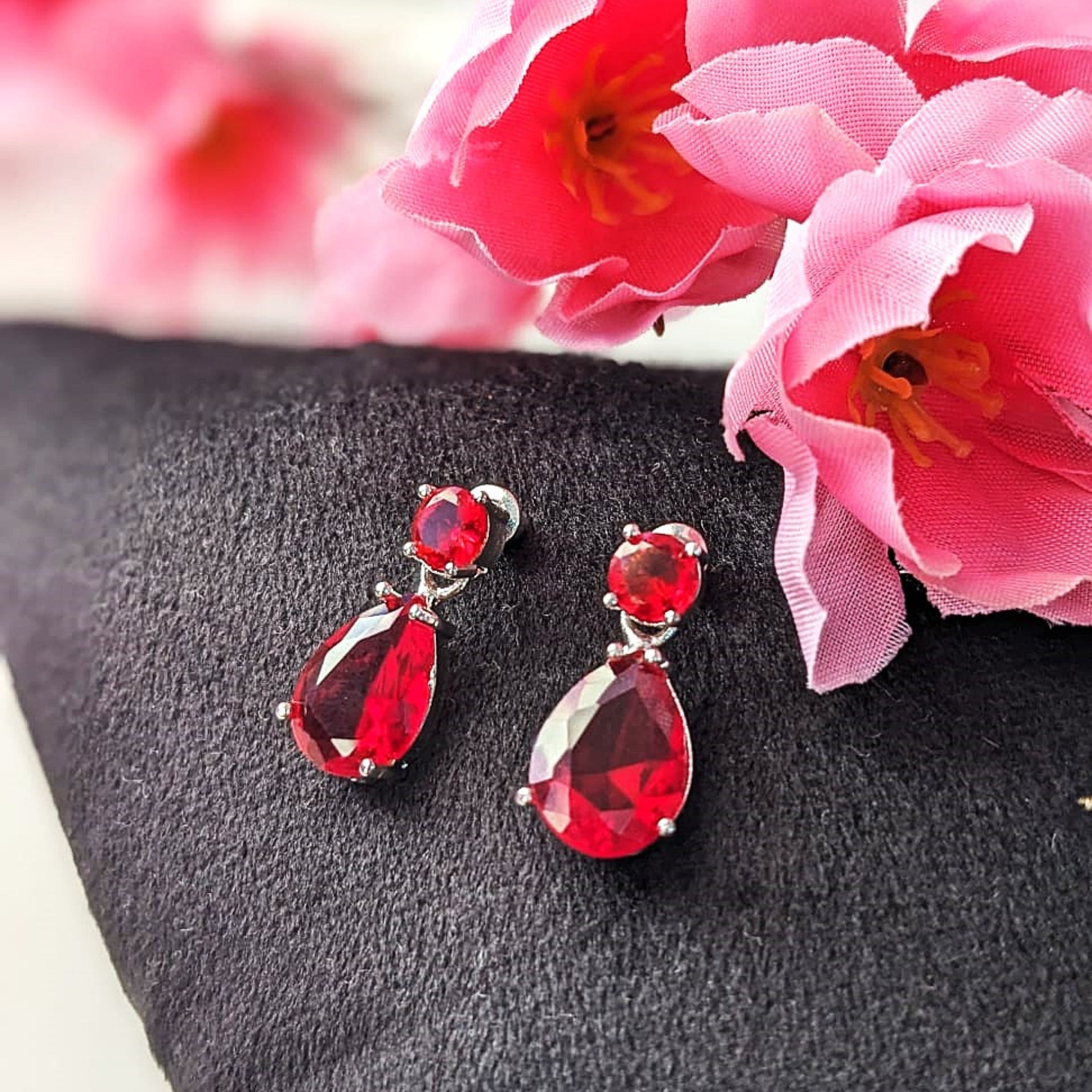 Scarlet AD Water Droplets Earrings