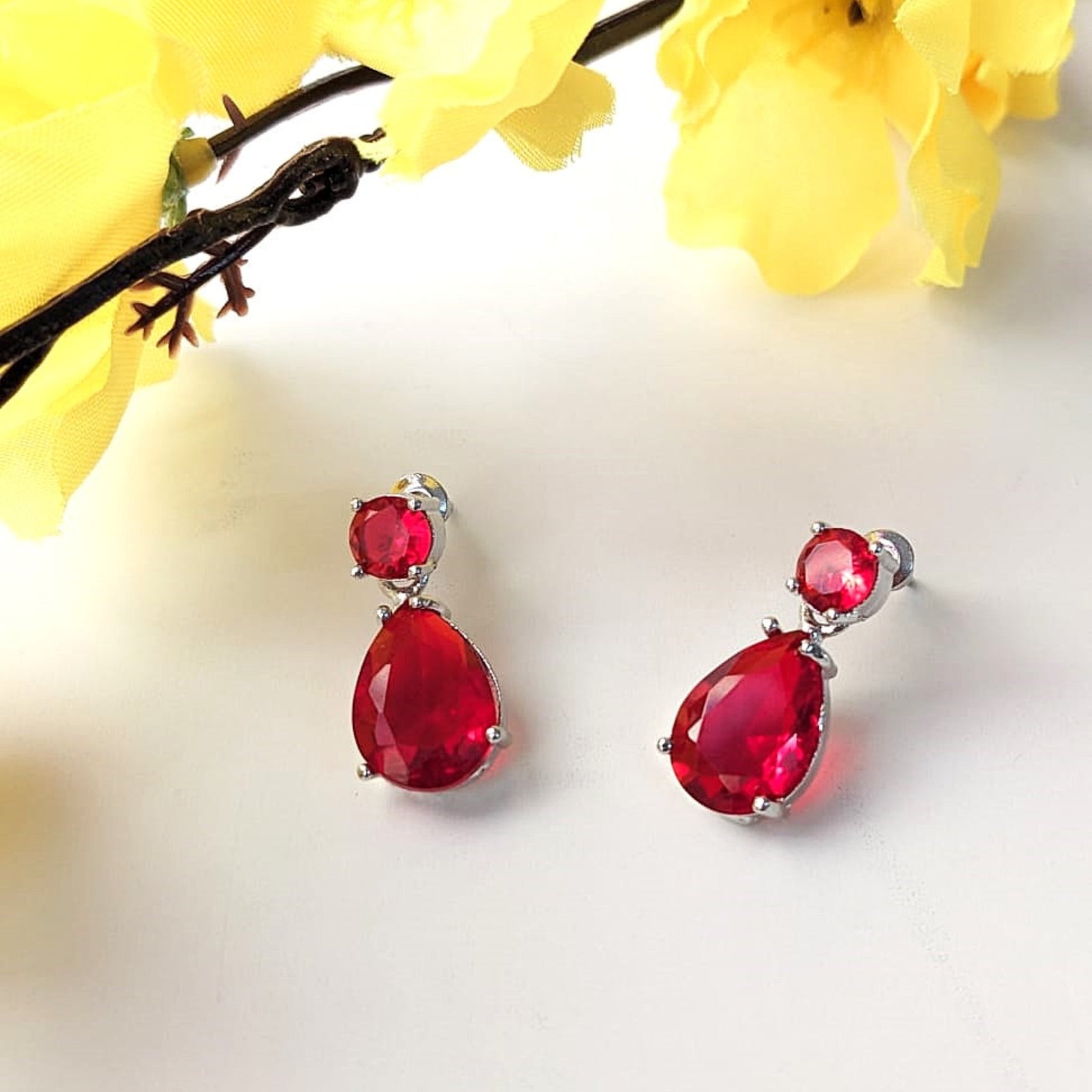 Scarlet AD Water Droplets Earrings