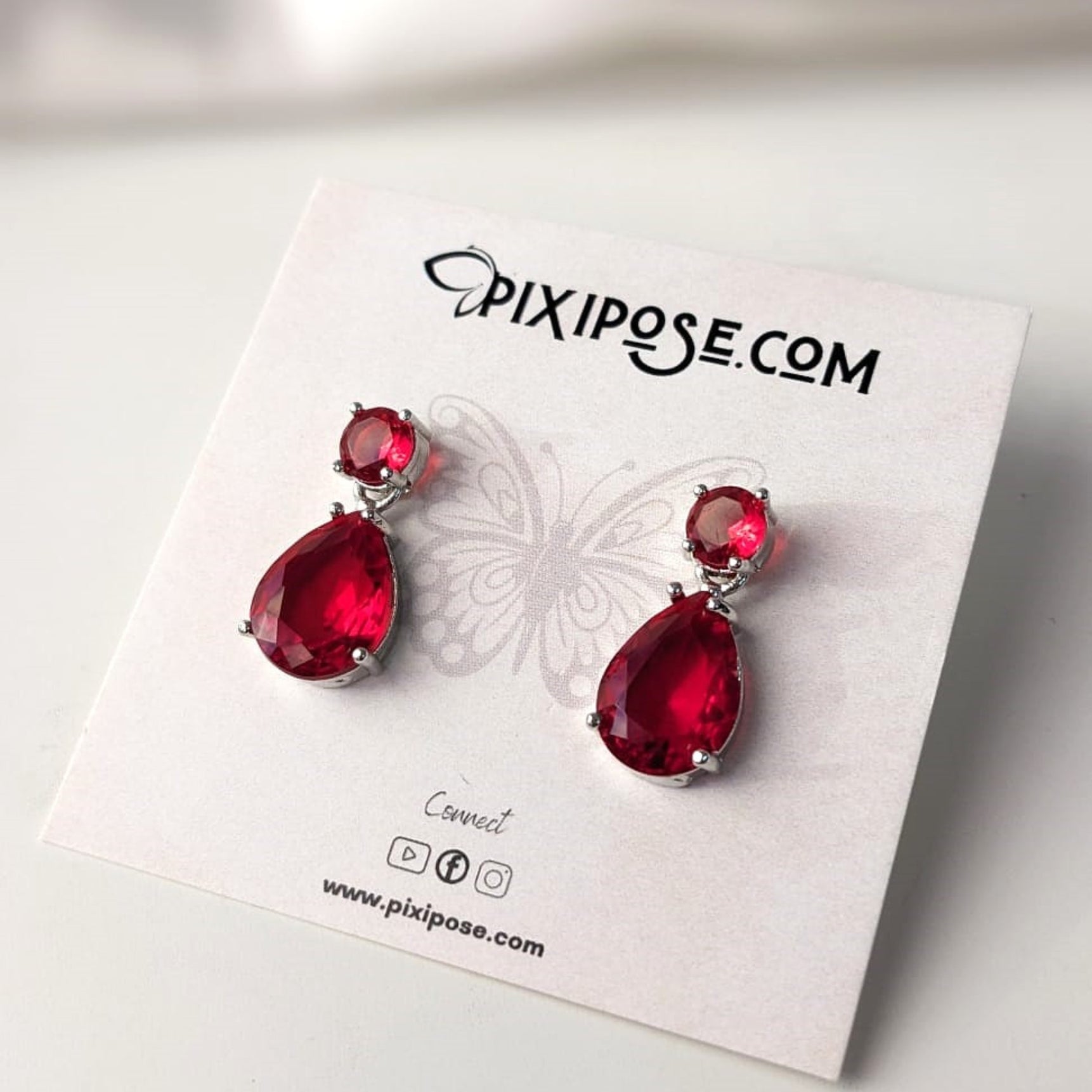 Scarlet AD Water Droplets Earrings