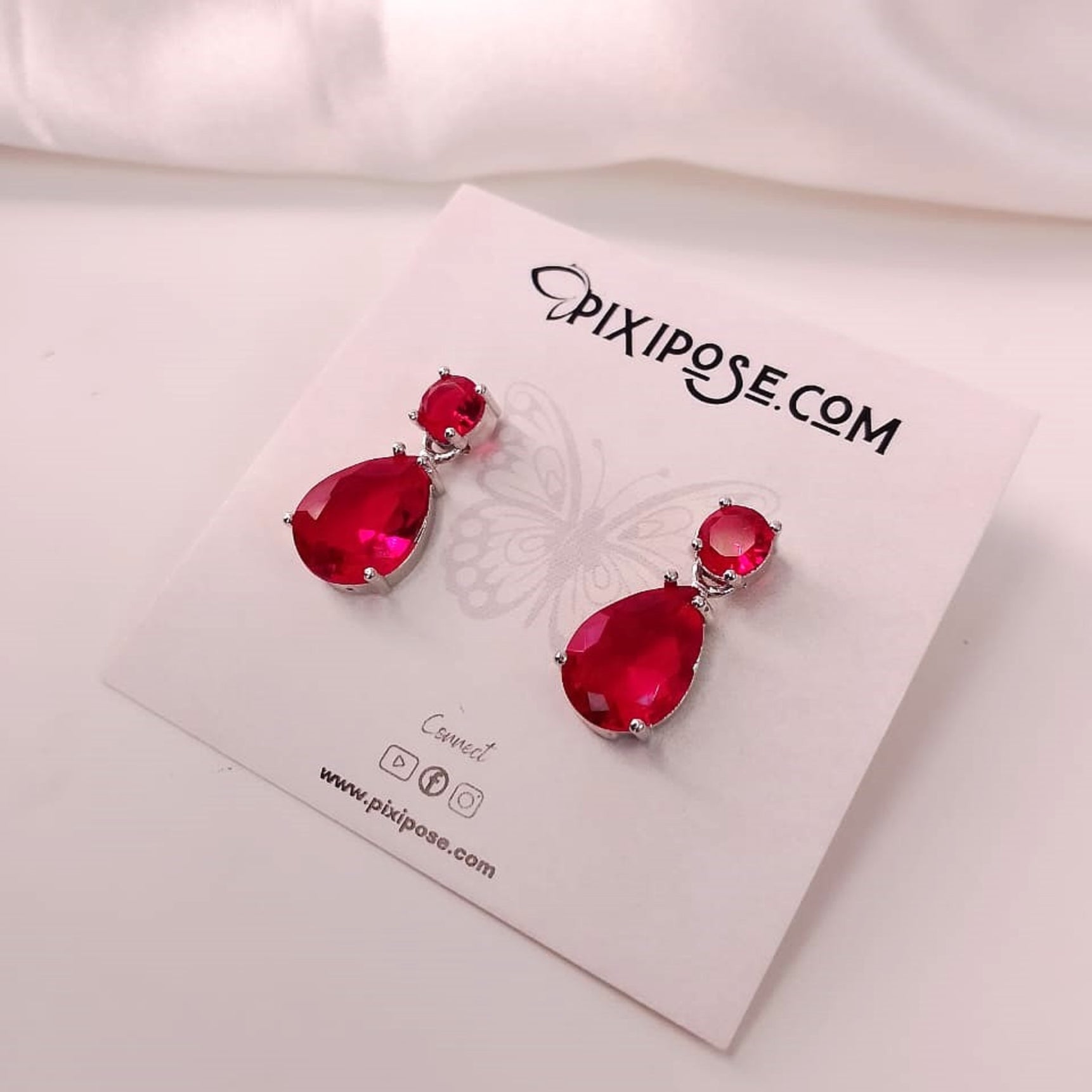 Scarlet AD Water Droplets Earrings