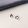 Heart & Stone Stud Earrings Set – 3 Pairs Cute Daily Earrings