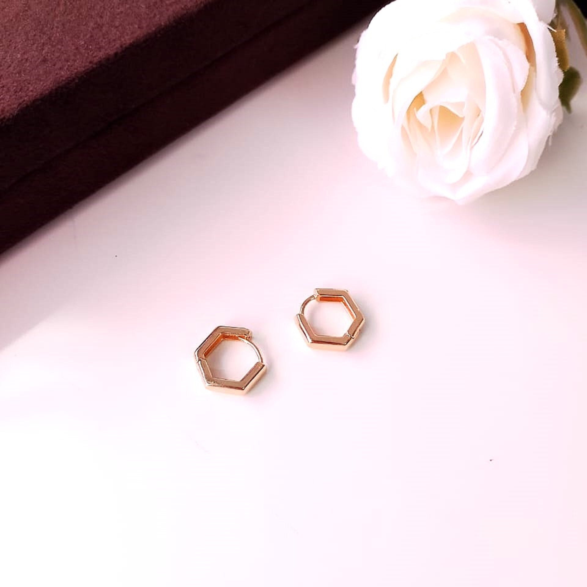 Golden Bobby Hoops Combo Set