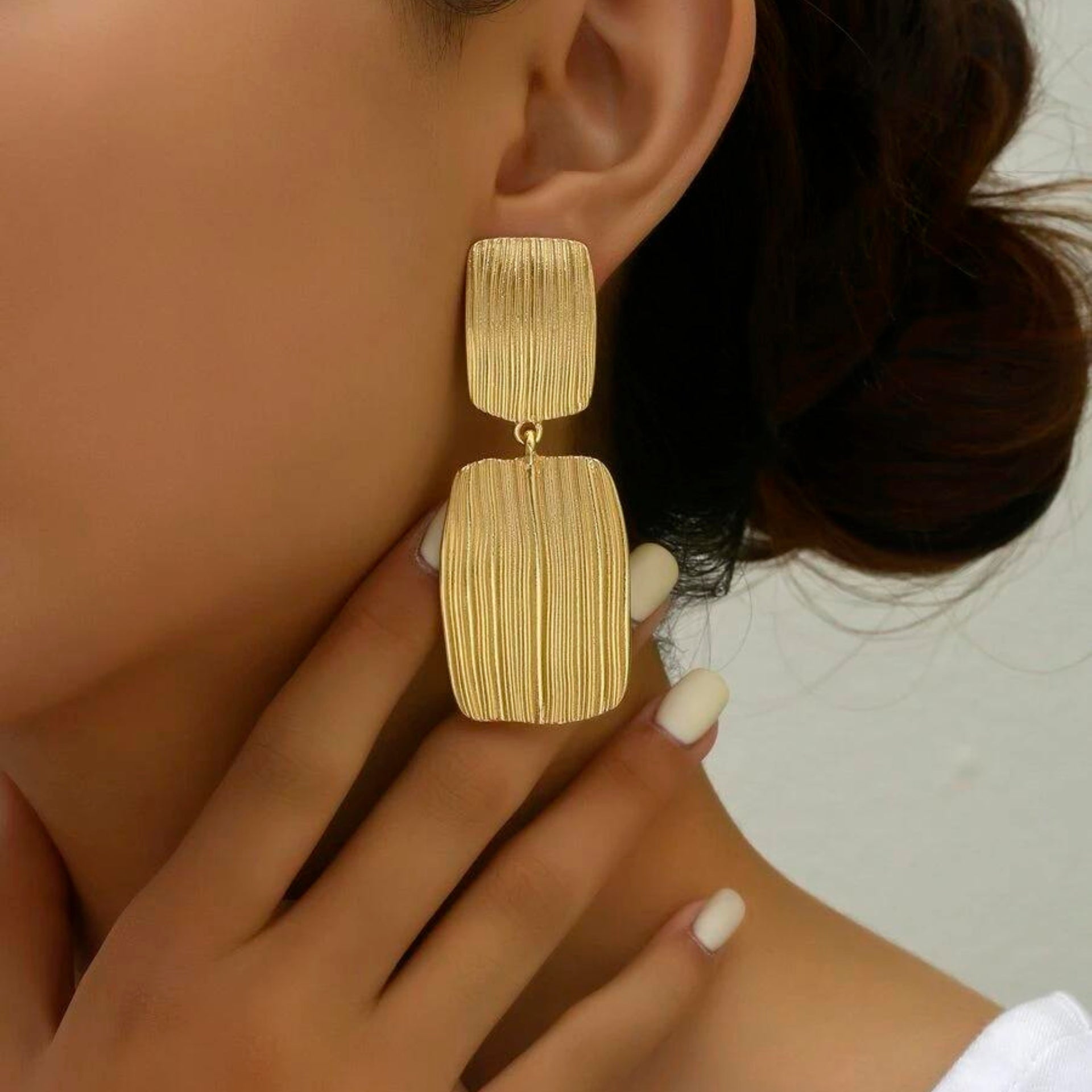 Golden Plated Long Drops