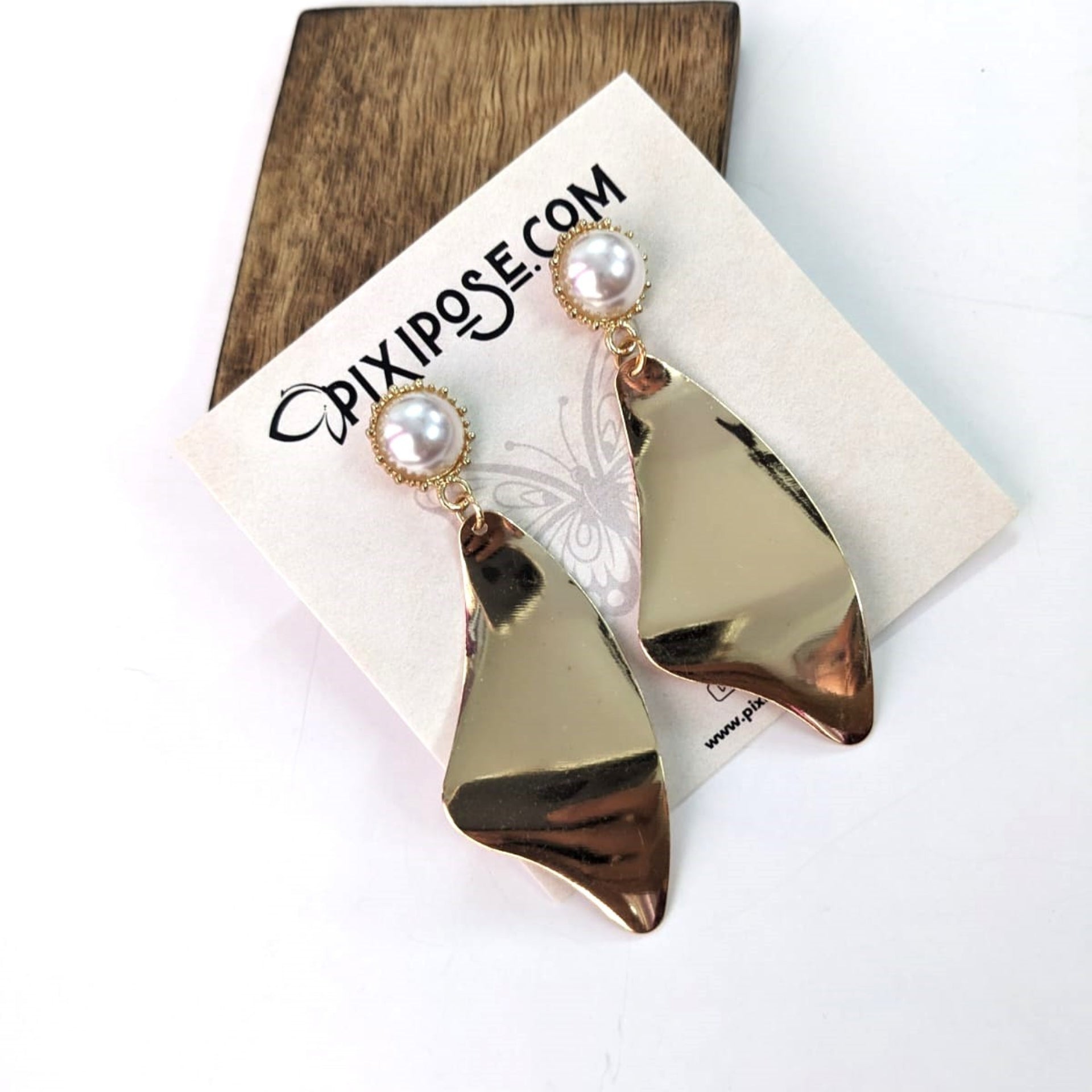 Golden Dangler Earrings