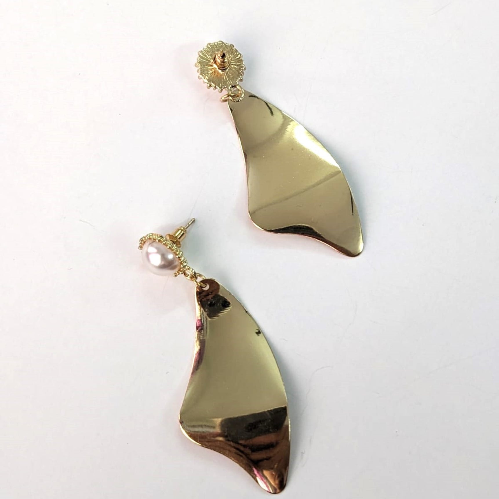 Golden Dangler Earrings