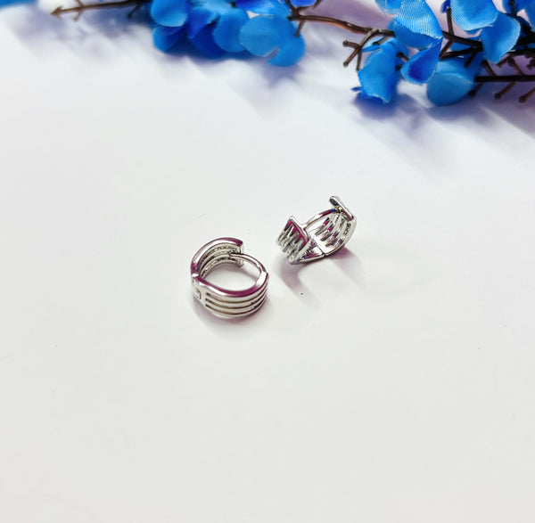 Silver Gleam Bobby Hoops Set