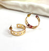 Star Cutout Gold Hoop Earrings – Shine Subtly, Glow Daily