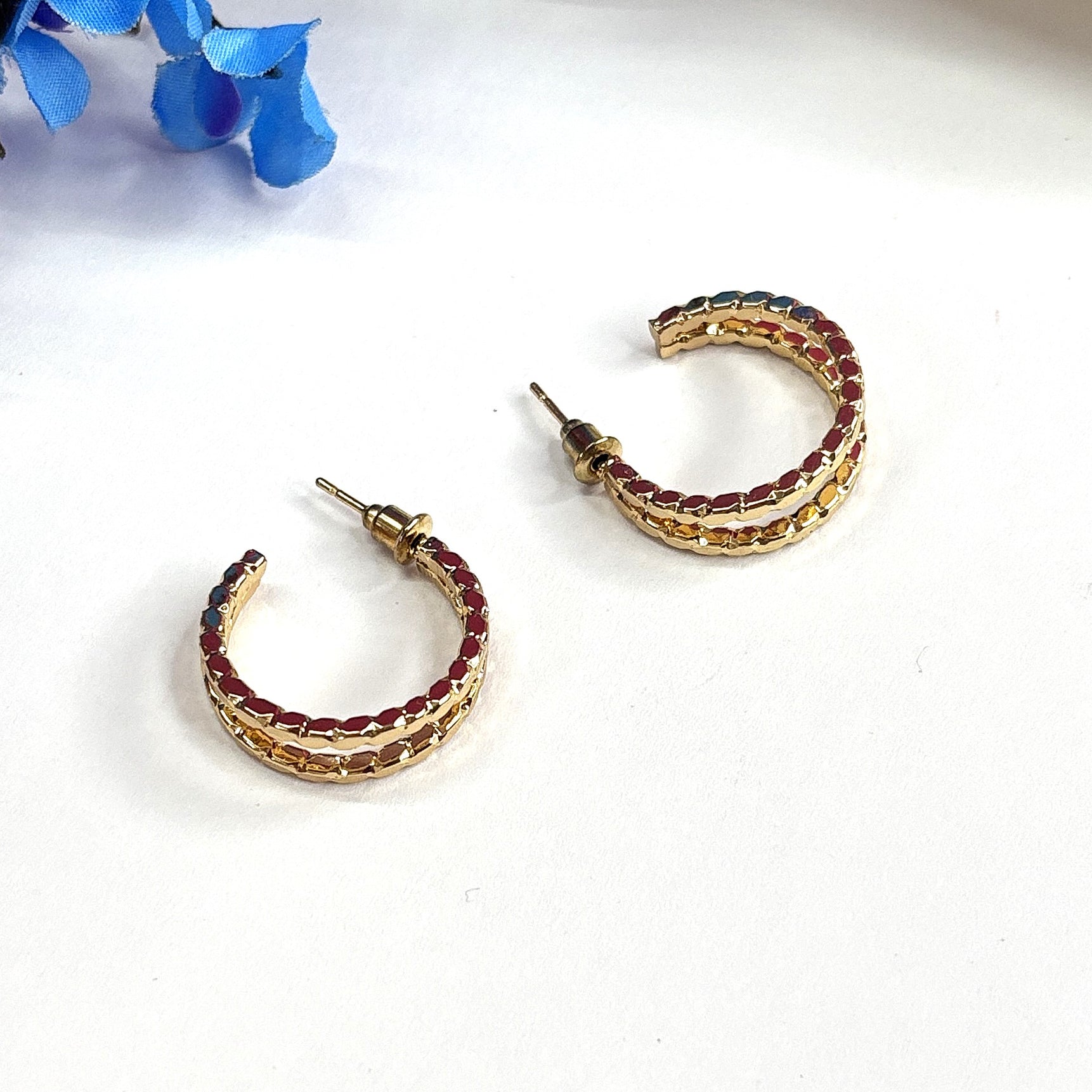 Golden Globe Minimalist Hoop Earrings