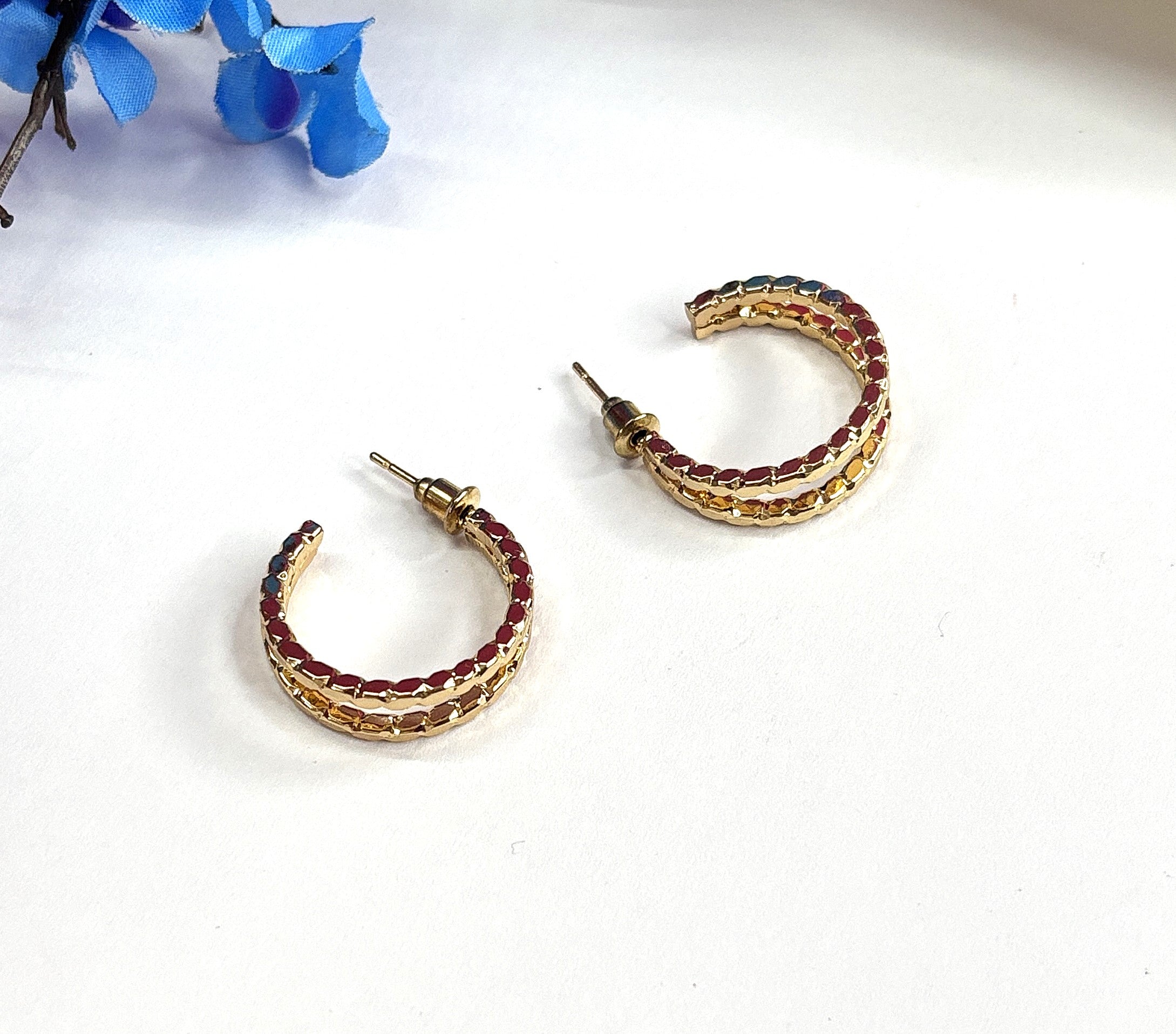 Golden Globe Minimalist Hoop Earrings
