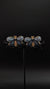 Grey Butterfly Enamel Stud Earrings