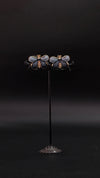 Grey Butterfly Enamel Stud Earrings