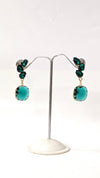 Emerald Green Crystal Earrings
