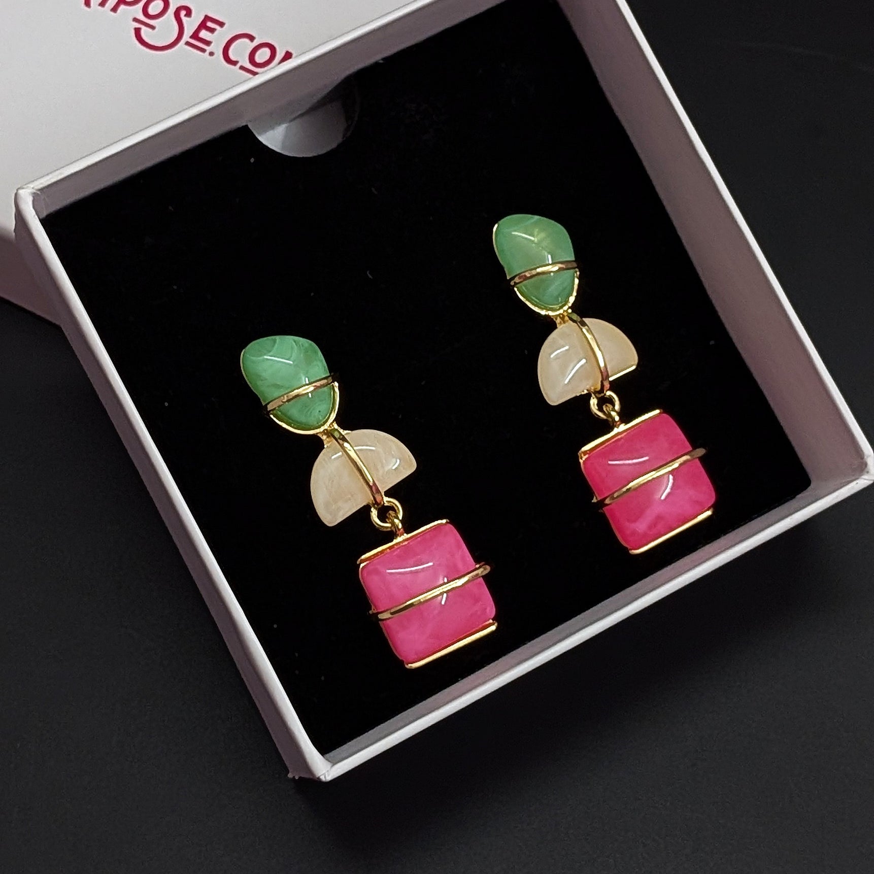 Pastel Pop Drop Earrings