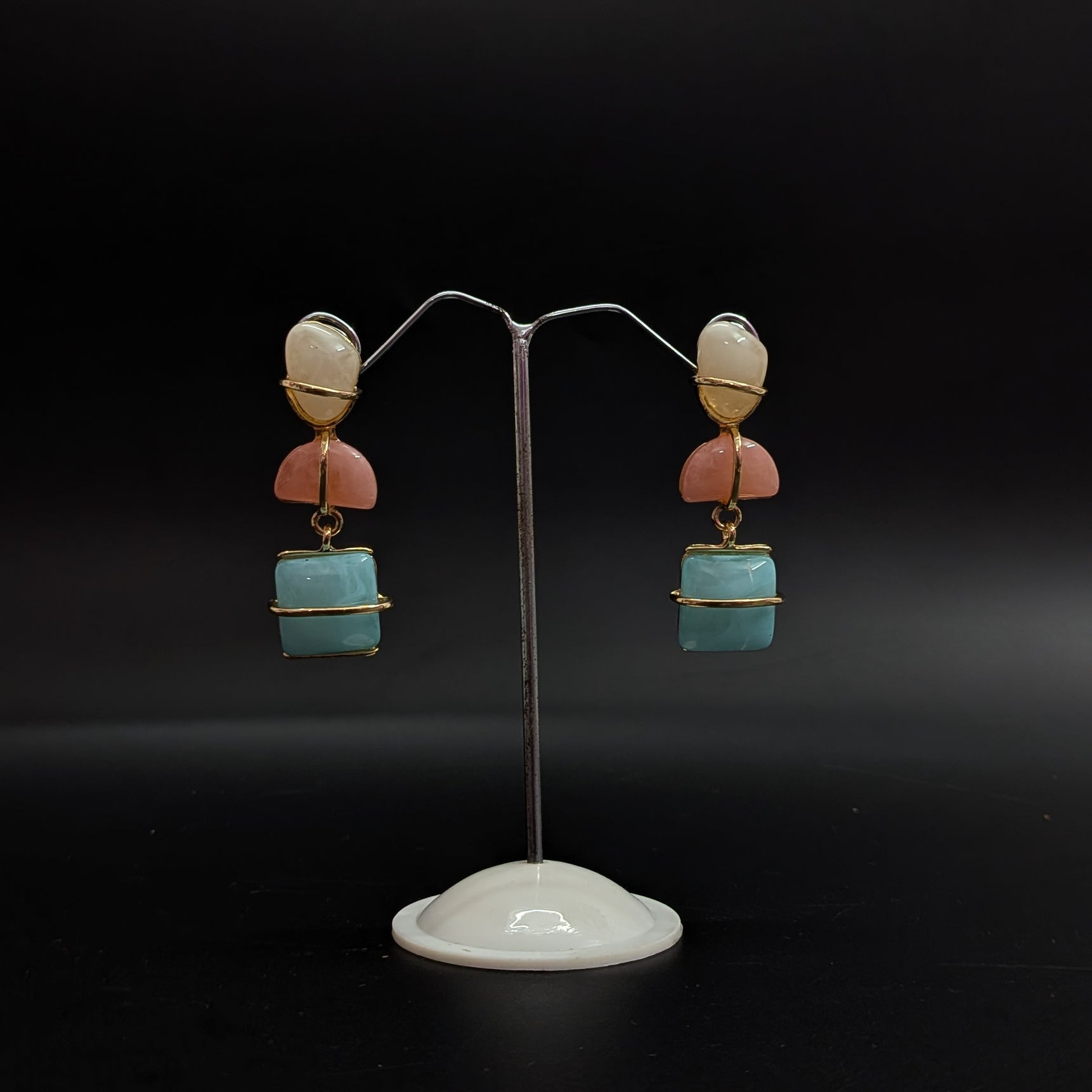 Ocean Blush Drop Earrings