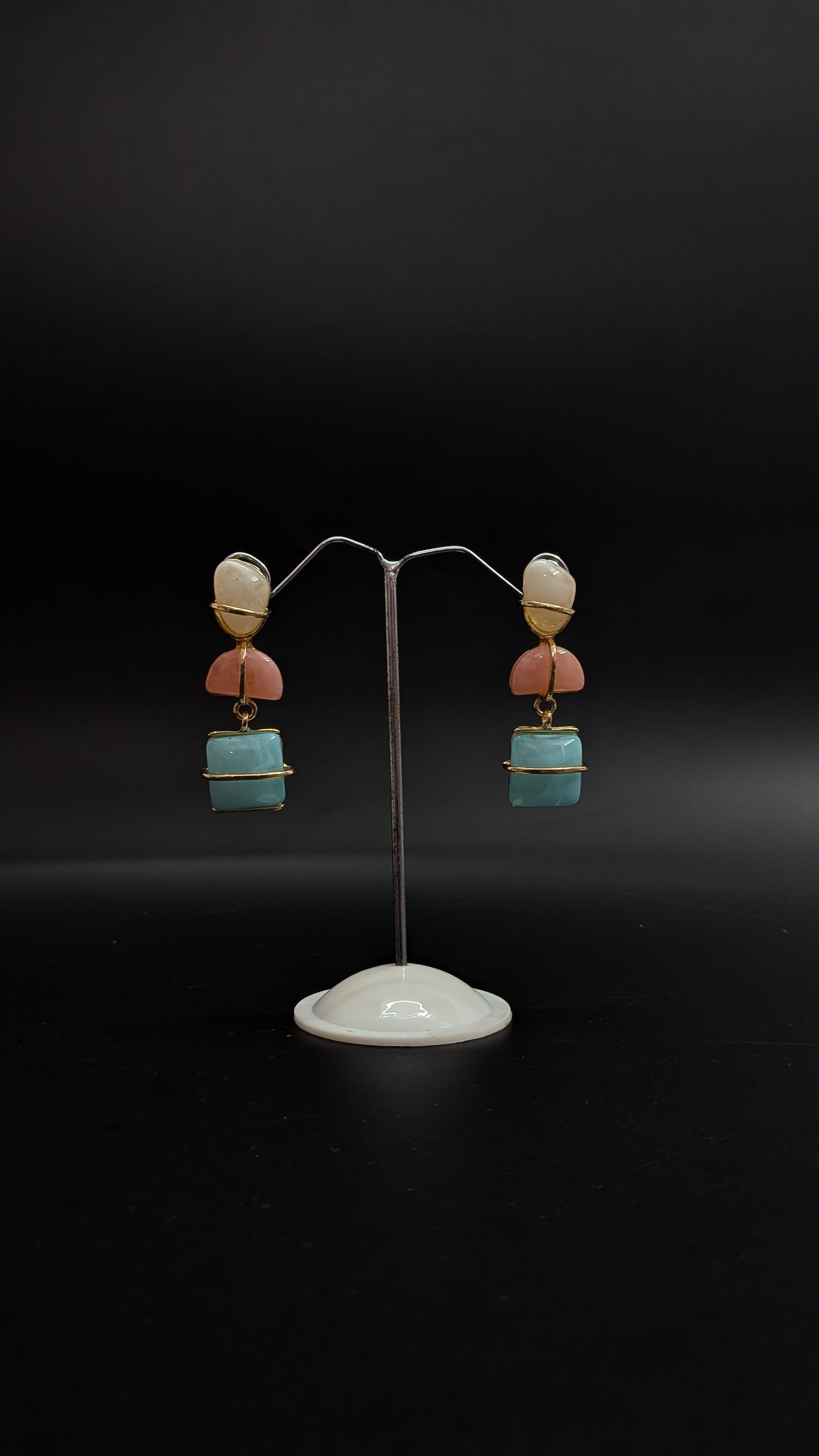 Ocean Blush Drop Earrings