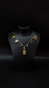 Gold Multi Charm Necklace