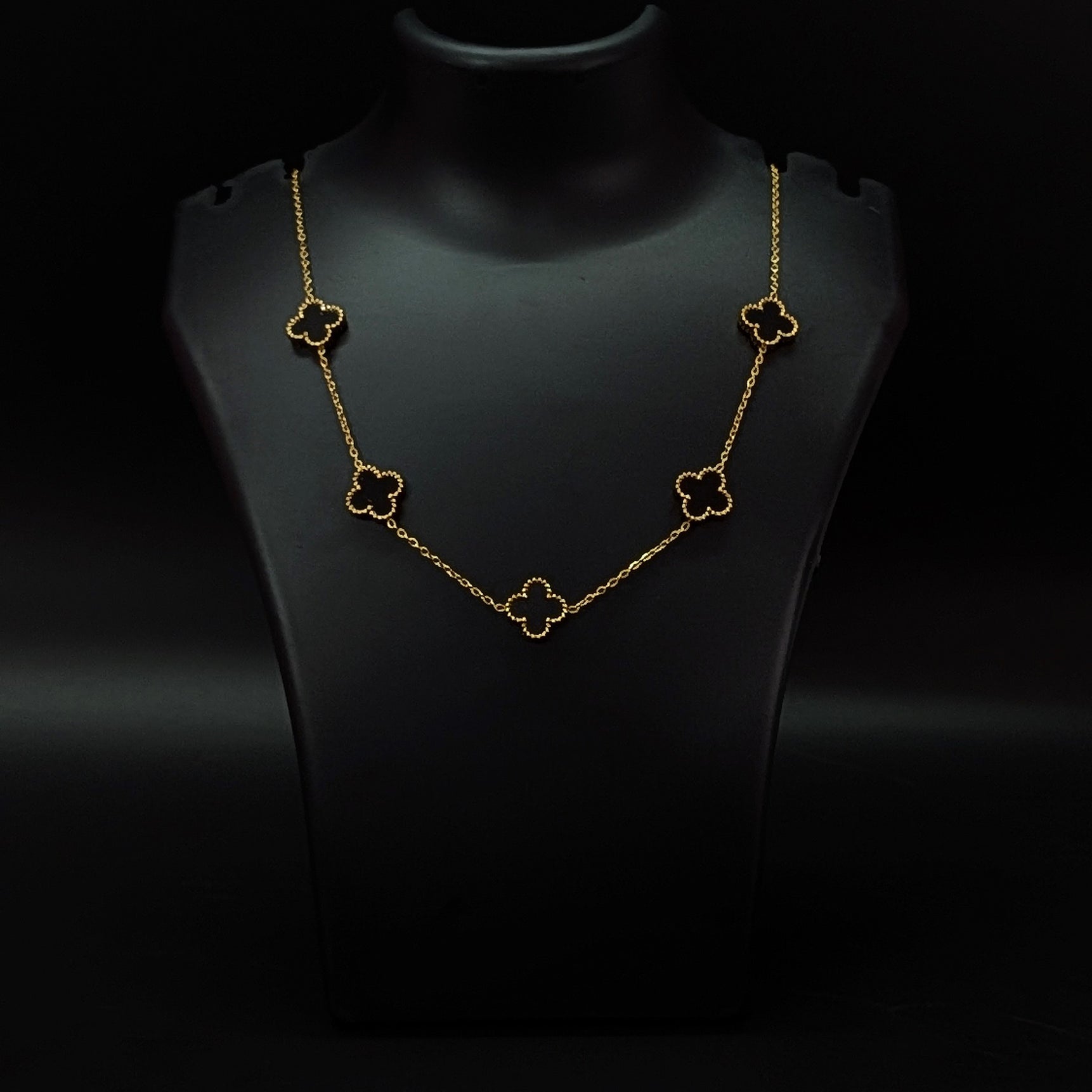 Black Clover Minimal Lucky Charm Necklace