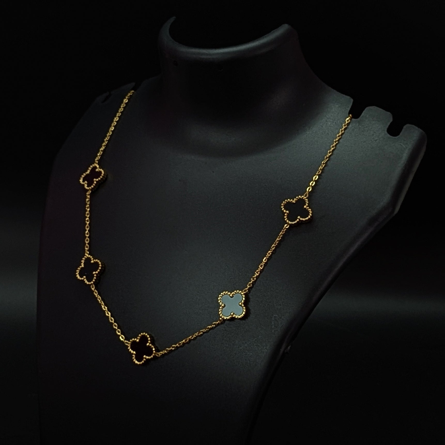 Black Clover Minimal Lucky Charm Necklace