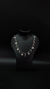 Silver Butterfly Multicolor Pendant Necklace