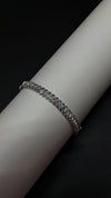 Elegant Silver Crystal Tennis Bracelet – Dazzling Shine