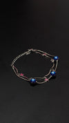 Evil Eye Charm Bracelet with Stars – Silver Protection Jewelry